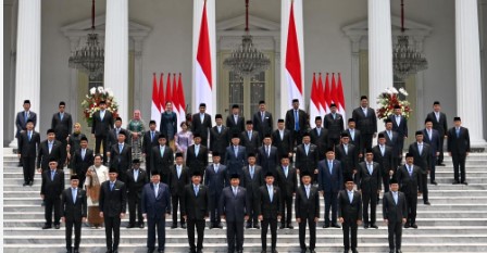 New Indonesia’s President Subianto swears in largest 109 Members Cabinet