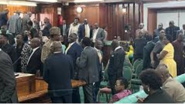 Chaos Erupts in Uganda’s Parliament as MPs Clash Over Bill
