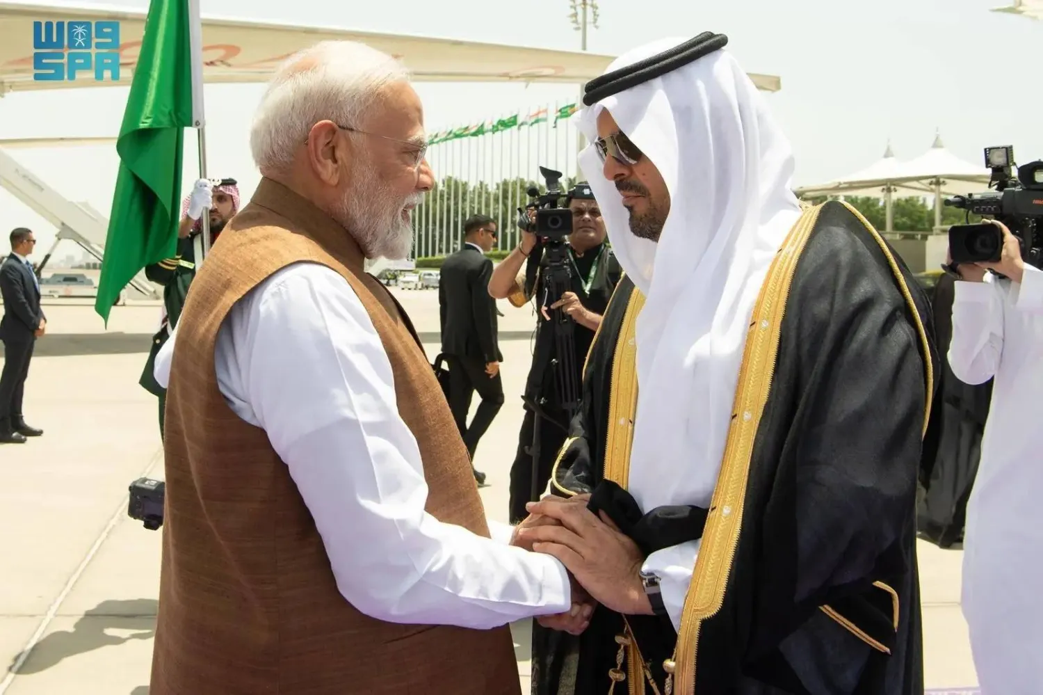 PM India Modi Arrives in Jeddah for high-level State Visit