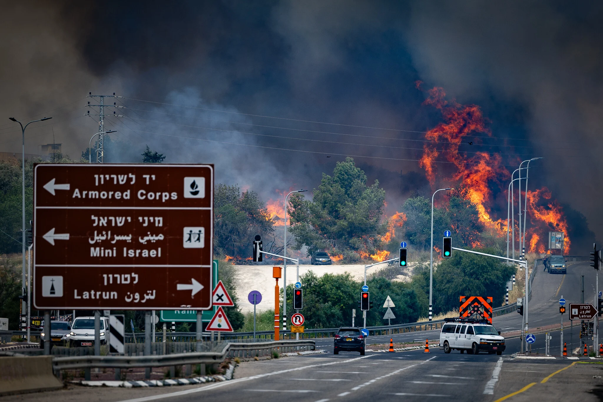 Wildfires Encircle Jerusalem, Israel Cancellation of Independence Day Ceremony