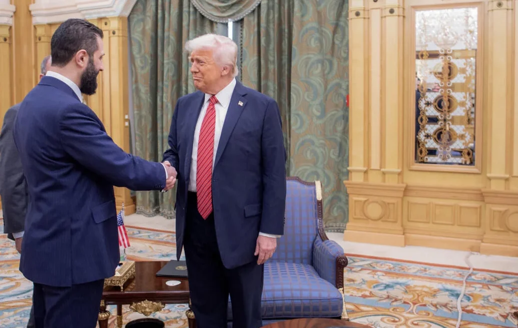 Trump Holds Landmark Meeting with Syria’s Interim President Sharaa in Riyadh, Pledges Sanctions Relief