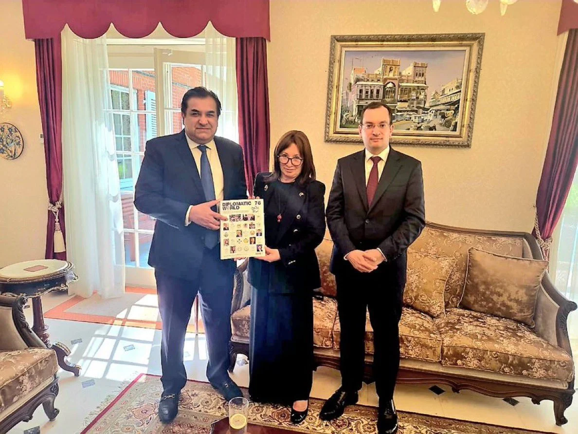 Ambassador Rahim Hayat Strengthens Pakistan-EU Media Ties in Brussels Meeting with Diplomatic World Magazine