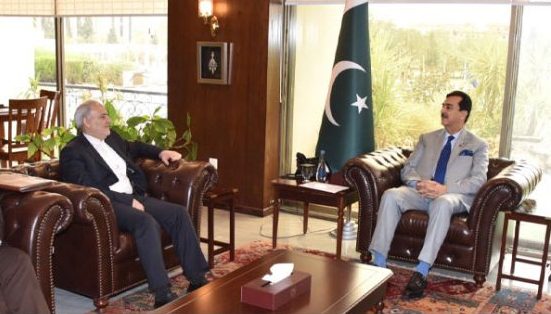 Iranian Envoy, Chairman Senate Gilani Discuss Ceasefire, Strengthen Bilateral Ties