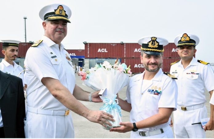 Italian Navy Frigate 'ITS Antonio Marceglia' Arrives in Karachi for Three-Day Goodwill Visit