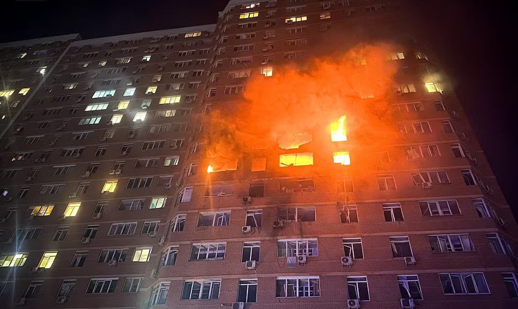 Russian Drone Strike on Odesa Kills 2, Injures 14 Including Children