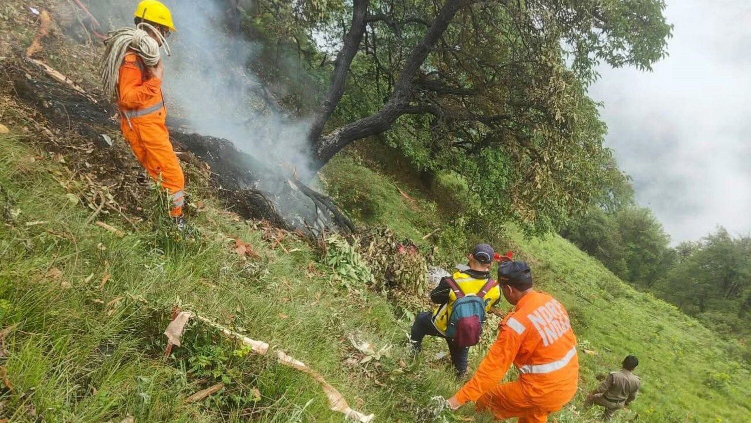 Seven Killed as Helicopter Carrying Hindu Pilgrims Crashes in India
