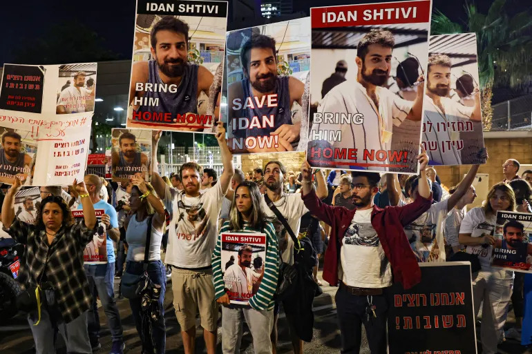 Thousands March in Tel Aviv Demanding Netanyahu Secure Gaza Hostage Deal