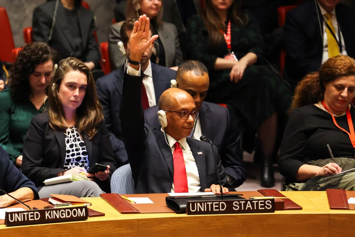 US Vetoes UN Resolution for Gaza Ceasefire, Citing Risk of Empowering Hamas