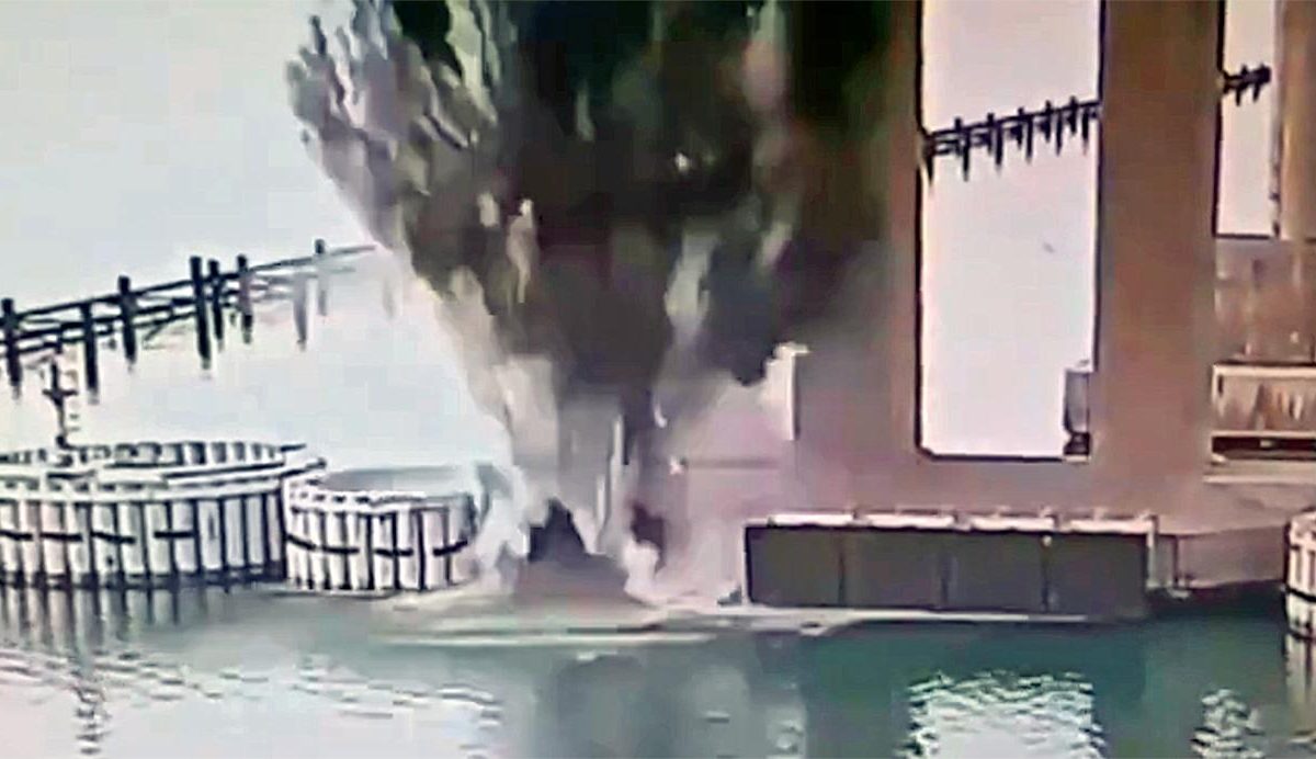 Ukraine Hits Crimean Bridge with Underwater Blast, Severely Damages Structure