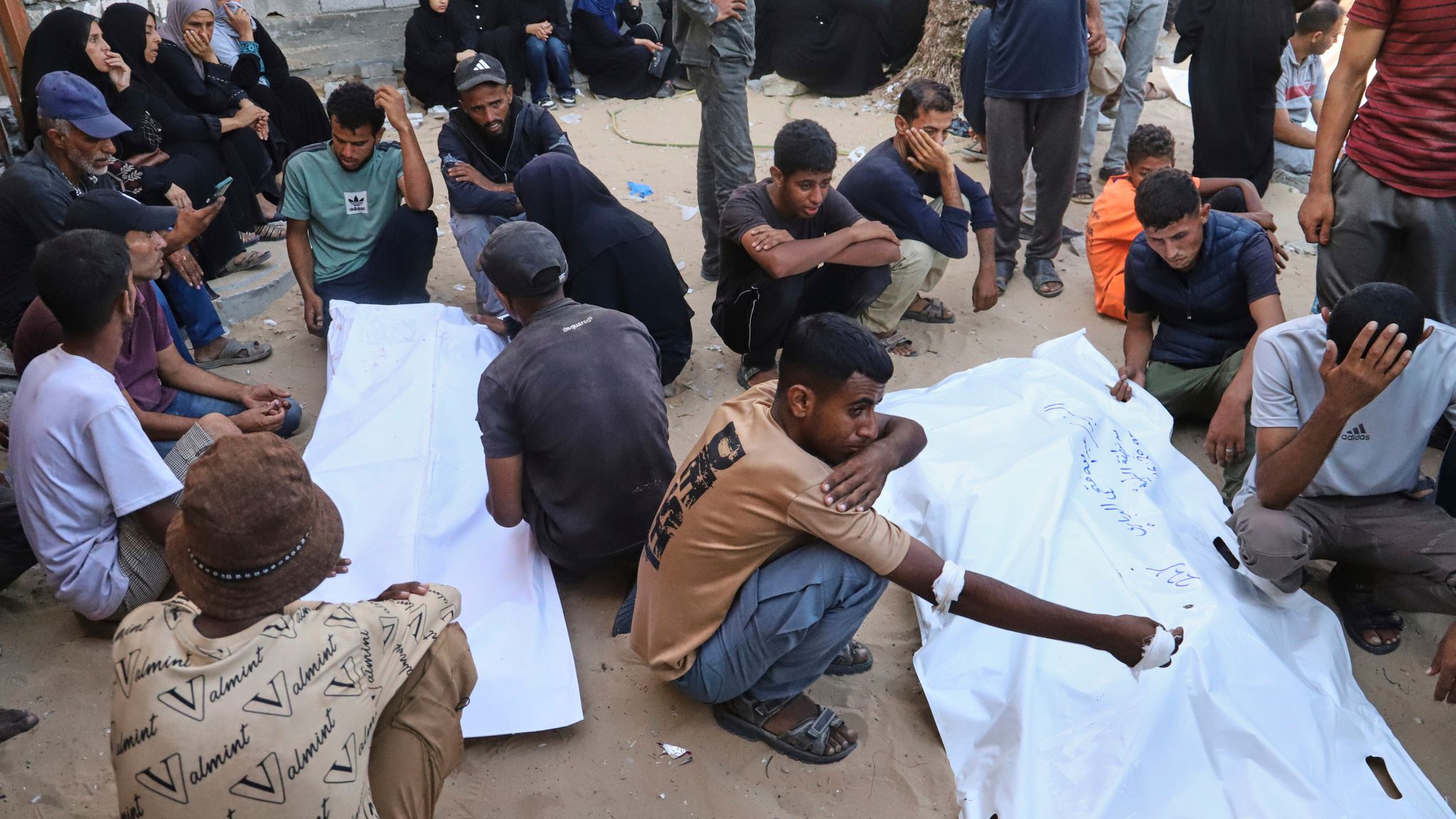 Israeli Gunfire Kills Dozens in Gaza as Civilians Await Aid