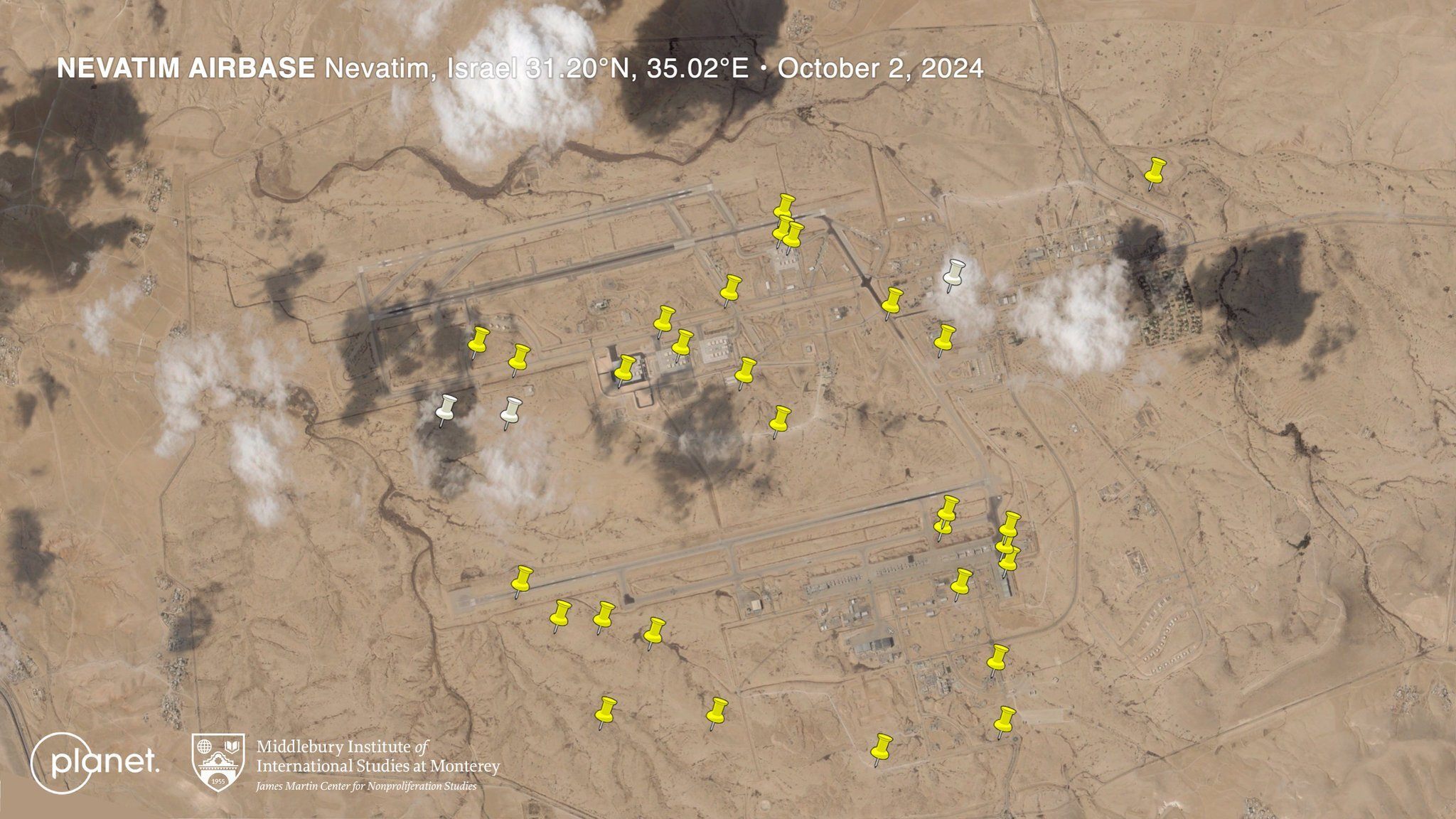 Iranian Missiles Strike Five IDF Bases During 12-Day War, Satellite Data Reveals
