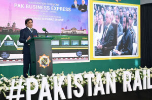 PM Shehbaz Sharif Launches Pak Business Express, Promises Modern Rail