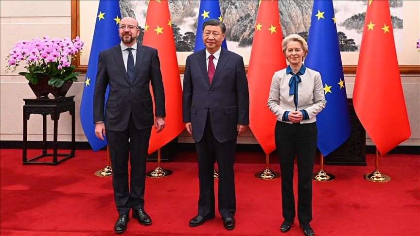 Xi Urges EU to ‘Properly Handle Frictions’ at High-Stakes Beijing Summit