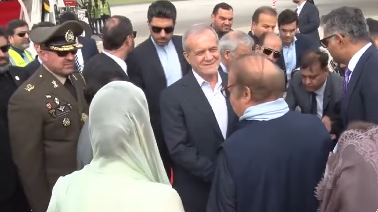 Iranian President Begins Landmark Visit to Pakistan, Aims to Boost Bilateral Ties