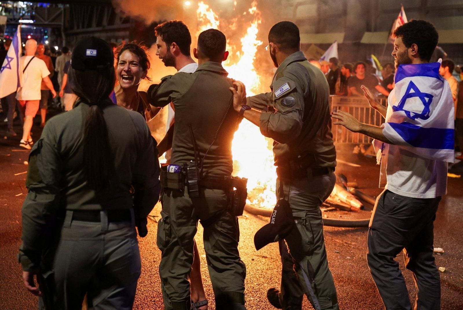 Israeli police arrest more than 30 people protesting nationwide for hostage release
