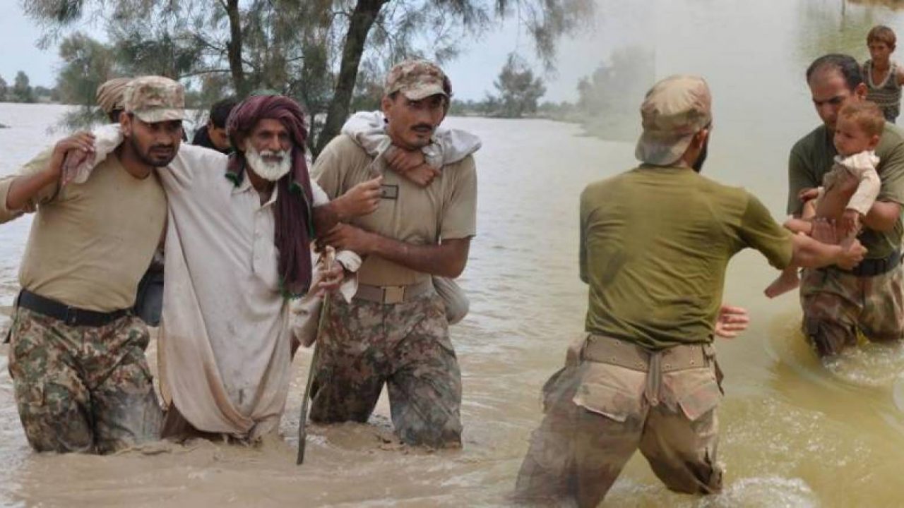 Pakistan Army Deployed in Six Punjab Districts to Assist Flood Relief Operations
