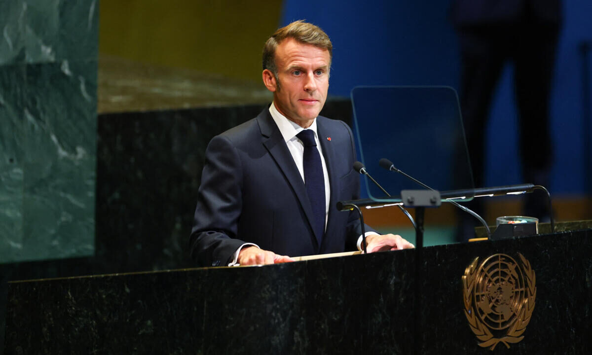 France Officially Recognizes Palestinian State at UN General Assembly
