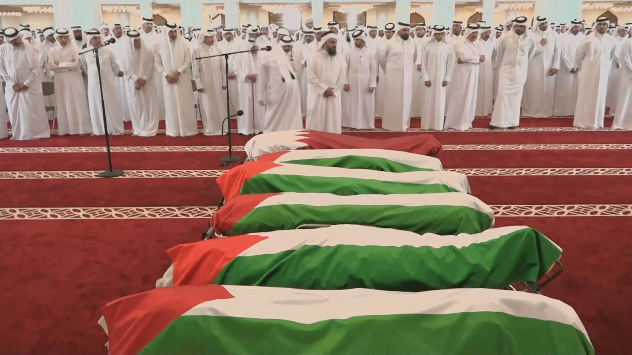 Hamas Leaders Absent from Funeral of Israeli Strike Victims in Doha
