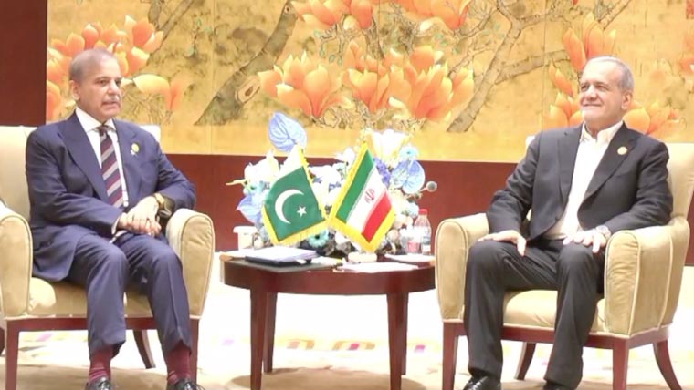 PM Shehbaz, Iran’s Peshkeshian Boost Ties at SCO Summit
