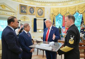 PM Shehbaz Sharif Meets President Trump at White House in Cordial Atmosphere